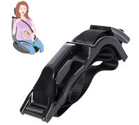 Cintura di Sicurezza per Gravidanza,Cintura di Sicurezza Regolabile per Donne Incinte,Previene la Compressione Dell'Addome,Proteggi la Pancia e il Feto in Gravidanza,Un Must per le Future Mamme(Nero)