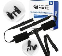 Cintura di sicurezza per seggiolone con imbottiture per cinture, 1 Set, compatibile con IKEA ANTILOP e IKEA LANGUR, sistema di cinture a 3 punti per seggioloni per bambini