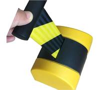 cintura di sicurezza retrattile, Barriera di sicurezza retrattile a nastro da 5/10 m, nera, for il controllo della folla in hotel e parchi giochi(10m/32.8ft)