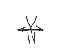 Cintura di sicurezza traspirante for sedia a rotelle, cinghia ritenuta elastica antiscivolo, assistenza for anziani disabili Per anziani, pazienti(Green-Full body)