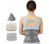 Cintura di sostegno lombare, Terapia magnetica autoriscaldante con tormalina regolabile, supporto for la zona lombare della vita, for dolori di sollievo dall'ernia del disco, distorsione da spasmo(S)