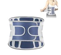 Cintura di sostegno lombare, Tutore lombare Vita regolabile Tormalina Autoriscaldante Terapia magnetica Cintura di supporto for la vita posteriore Fascia for massaggio lombare uomo donna(Blue Gray,L)