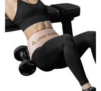 Cintura di spinta per fianchi, cintura per glutei, per allenamento glutei, ponte, glutei, glutei, kettlebell, per affondi, squat inverso (rosa)