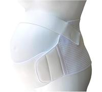 Cintura di Supporto per La maternità Pregy Belly BD Abdomil Bump Supporto Pelvico Posteriore Regolabile Traspirante Elastico Allevia Il Mal di Schiena, White, L