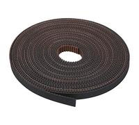 Cintura di temporizzazione in gomma StarryPXL 6MM 10M 10 m 32,8 piedi ad alta resistenza flessibile non slip cinghia sincrono Black Ideal Macchinery Automation (5m)
