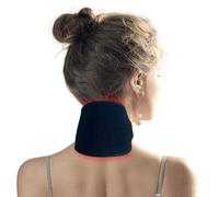 Cintura di terapia a luce rossa e infrarossa per collo e spalle, Fascia riscaldante portatile per sollievo dal dolore e recupero muscolare, Facile da usare