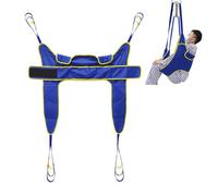 Cintura di Trasferimento per Sollevatore per Paziente Bariatrico,Imbracatura per Toilette Imbracatura per Gambe Divise per Disabili con Supporto A Quattro Punti Imbracatura(L)