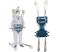 Cintura di Trasferimento per Sollevatore per Paziente Bariatrico, Nastro Scorrevole Assistito dal Paziente Ausili per La Deambulazione in Piedi Imbracatura per La Riabilitazione (Size : L)