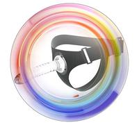 Cintura Di Vita Femminile Con Lunga Barra Di Silicone, Cintura Regolabile Trainer Lunga Barra Per Esplorazione Femminile-K + 2 (Trasparente)