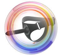 Cintura Di Vita Femminile Con Lunga Barra Di Silicone, Cintura Regolabile Trainer Lunga Barra Per Esplorazione Femminile-K + 2 (Nero)