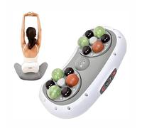 Cintura Dimagrante Elettrica Wireless,Macchina Per Massaggiatore Addominale Con 12Testine Massaggio E 3 Modalità,Temperatura Regolabile 45-55°C E Temporizzazione 10Minuti, Impastamento a 360°