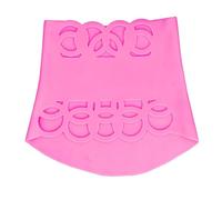 Cintura dimagrante in silicone da donna, controllo del grasso addominale, traforato, dimagrante post-partum (rosato)