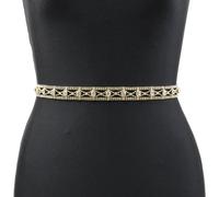 Cintura donna elegante per abiti con strass luminosi regolabile da cerimonia