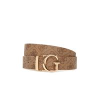 cintura donna GUESS calista cintura non regolabile h 3 cm LATTE LOGO 90 scelta=