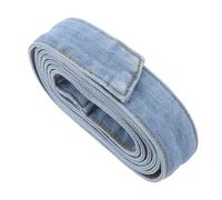 Cintura Donna in Denim Regolabile per Pantaloni e Vestiti, Azzurra