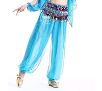 Cintura Donna per Danza del Ventre, Hip Sciarpa Pantaloni Danza del Ventre Wanita Celana Harem Tari Perut Sifon Payet Hoki Longgar Kesalahan Besar Celana Intensit 12 Colore(13)