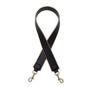 Cintura Donna Tracolla Eco Pelle Cinghia Ricambio Cinturino Catena con Gancio Perlina Cinta Spalla per Borsa Portafoglio Borse Nero