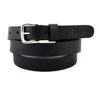 Cintura Donna vera Pelle Nera Cinta Uomo in Cuoio Sportiva Casual di da 2,5 cm