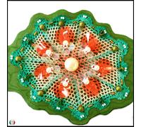 cintura donna vita alta elegante finta pelle macrame ricamata elasticizzata rara