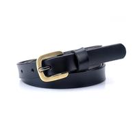 Cintura Donna Women Belt Black Ladies Waistband for Dress Jeans Golden Buckle Sweater Women Belt(115CM,Black)