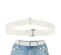 Cintura elastica da donna - Cintura elastica sicura e confortevole, cinturino da maglione da donna | Cintura elastica per un'integrazione trasparente. Regalo per mamma, sorella, moglie, bianco, Se