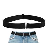 Cintura elastica da donna - Cintura elastica sicura e confortevole, cinturino da maglione da donna | Cintura elastica per un'integrazione trasparente. Regalo per mamma, sorella, moglie, Nero , Se