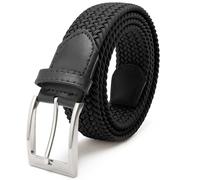 Cintura elastica da uomo FAIRWIN, larghezza 1,38, cintura da golf elasticizzata in tessuto per uomo, jeans, pantaloncini, pantaloni