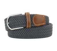 Cintura elastica multicolore intrecciata casuale cinghie elastiche per uomini e donne - grigio - 40/43W/L