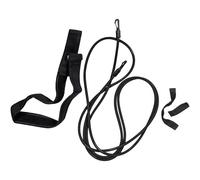 Cintura Elastica per Allenamento Nero, Regolabile, Nuoto | Tessuto Elastico e Gomma, Installazione Semplice, Borsa Inclusa, per Esercizi di Nuoto in Piscina senza Sosta