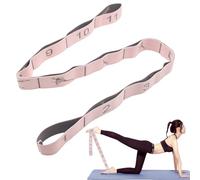Cintura Elastica Per Yoga, Yoga, Stretch, Yoga, Con 11 Fiocco, Fascia Elastica Per Fitness, Per Pilates, Danza, Ginnastica, Stretching Efficace