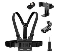 Cintura elastica regolabile, imbracatura per la testa del petto, supporto per telefono, set di imbracatura per GoPro 13 12 11 10 9 8 7 6 5 4 3, fotocamere Insta 360, smartphone e la maggior parte