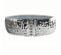 Cintura Elastico In Paillettes Donna Oro Argento Nero Moda Vestito Gonna Festa