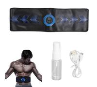 Cintura Elettrostimolatore per Addominali, Elettrostimolatore Muscolare, Patch di tonificazione addominale elettrica Modalità di regolazione Forza Adesivo fitness per allenamento muscolare addominale