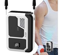 Cintura Fan, Belt Clip Cooler, Ricaricabile Airflow Device, Digital Display Feature, Quiet Personal Fan, Ideale per Hiking, Fishing, Campeggio, Viaggi, Palestra, Outdoor Activities