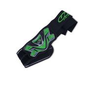CINTURA FASCIA LOMBARE MOTO BAMBINO UFO PLAST VERDE NERO BASE 2 EVOLUTION TG U.