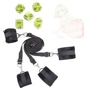 Cintura fitness in nylon nero con dadi fosforescenti, alla moda e versatile, robusta e durevole, garanzia di qualità, personalità unica -Z