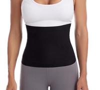 Cintura fitness regolabile invisibile da donna a doppio lato elastico in vita Trainer traspirante corsa palestra essenziale traspirante palestra traspirante palestra cincher, Nero Fuori e Bl, L-XL