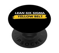 Cintura gialla Lean Six Sigma certificata PopSockets PopGrip Adesivo