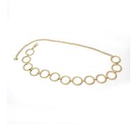 Cintura gioiello con cerchi in strass da donna per abiti cinta vestito elegante