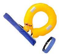 Cintura Gonfiabile Galleggiante | Set Cintura Salvagente Gonfiabile Manuale | Accessorio Regolabile con Gonfiaggio Rapido per Kayak Paddleboarding Snorkeling e