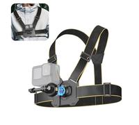 Cintura imbracatura con fascia toracica magnetica a sgancio rapido PULUZ (nera)