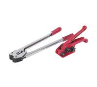 Cintura In Acciaio Di Plastica Pressa Manuale For Balle Pinze For Reggiatura Manuale Pinze For Serraggio Set Di Macchine For Imballaggio For Animali Domestici/Pp Facilità D'Uso(Baler Set Red)