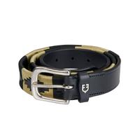 Cintura in cuoio modello polo s con inserti colorati Equestro
