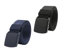 Cintura in nylon leggera da 2 pezzi, fibbia in plastica, regolabile, stile
