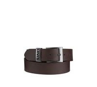 Cintura in pelle Ashland Metal Marrone 90 cm