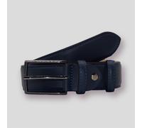 Cintura in pelle elegante da uomo larga 3,5 cm con fibbia canna di fucile