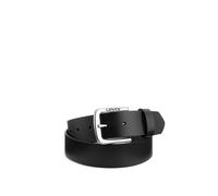 Levi's Cintura Seine in pelle nera con logo Unisex 85 cm