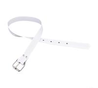 Cintura in silicone a sgancio rapido per apnea e pesca subacquea, fibbia in acciaio inox e lunghezza regolabile con distribuzione uniforme del peso (bianco)