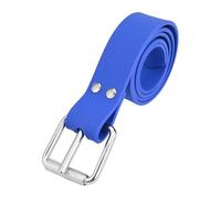 Cintura in silicone con fibbia a sgancio rapido per apnea e pesca subacquea, distribuzione uniforme del peso, lunghezza regolabile, fibbia in acciaio inox per uso marino (blu)