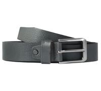 Cintura in Vera Pelle Leonardo Verrelli, Accorciabile, Grigio Scuro, 120 cm